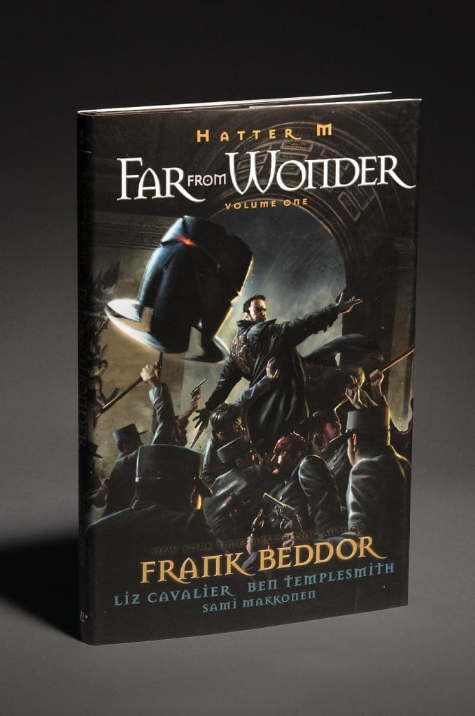 The hardback edition photographed against a grey backdrop.