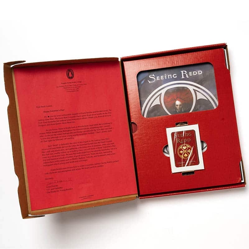 Seeing Redd ARC (advance readers copy) Publisher letter, deck of cards, &amp; manuscript (signed by Frank Beddor)