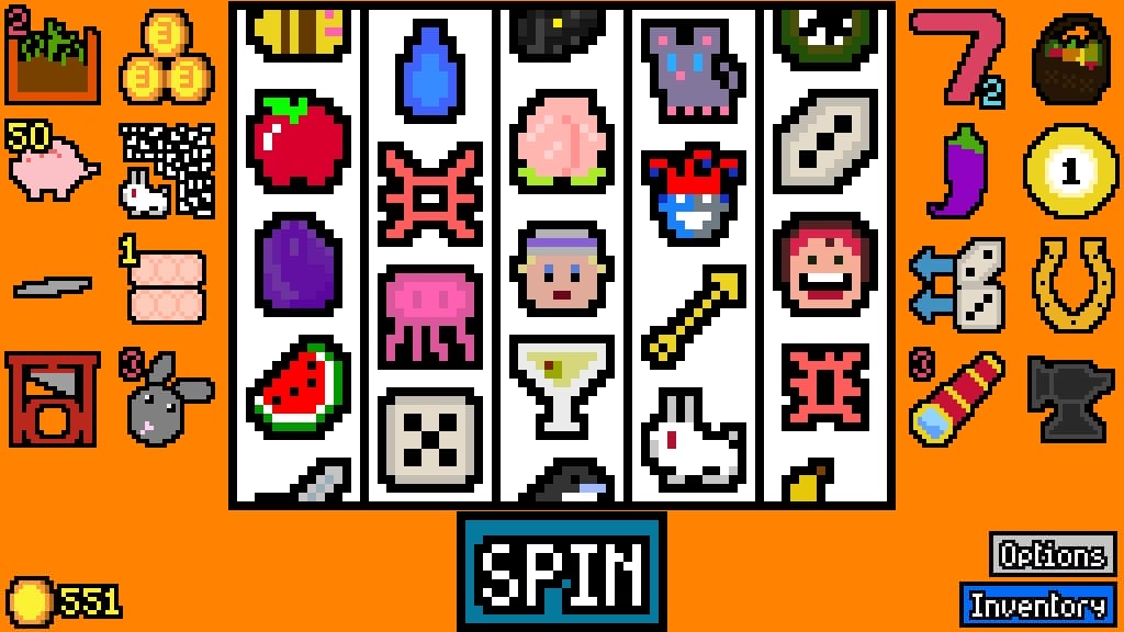 Gameplay image from the 2021 deck-building roguelike game "Luck Be a Landlord."