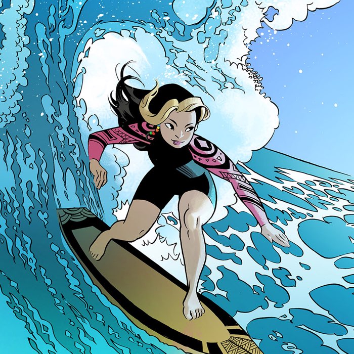 Namaka &mdash; riding deep inside the barrel of a breaking wave.