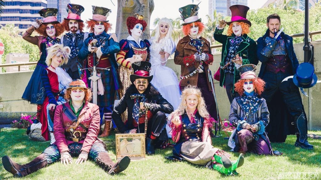 group-of-people-cosplaying-the-Mad-Hatter-from-Lewis-Carroll-Alice-in-Wonderland-books-movies-Disney-cartoon-Tim-Burton-film-Johnny-Depp-character-actor-how-to-create-your-own-unique-cosutme-examples