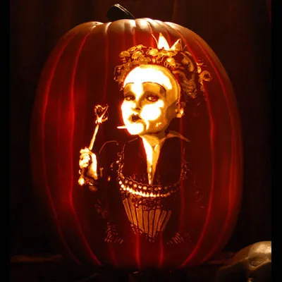 Tim Burton's Queen of Hearts Pumpkins