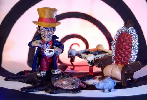 The Mad Hatter Figurine by Mezco Scary Tales
