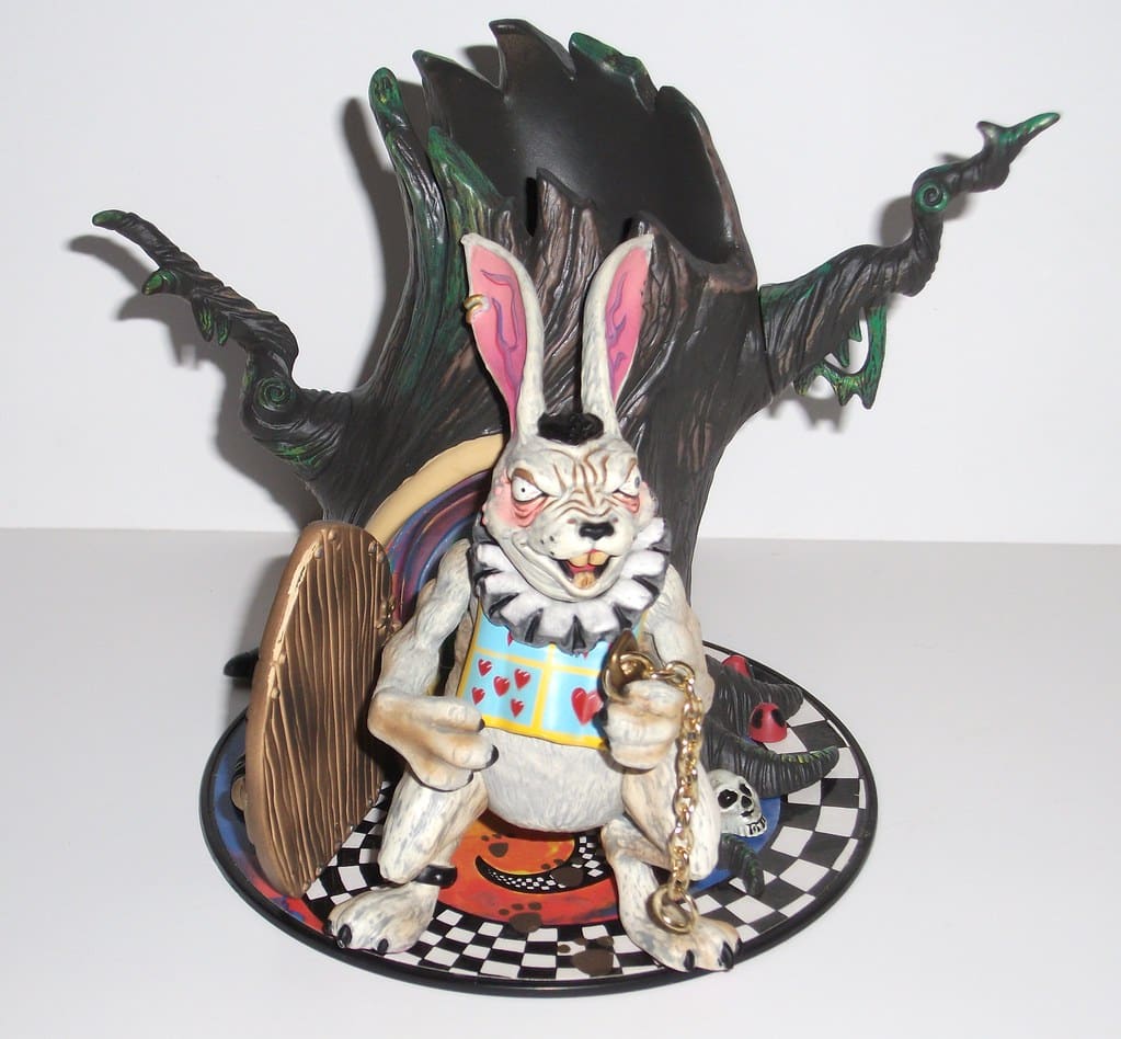 The White Rabbit Figurine by Mezco Scary Tales