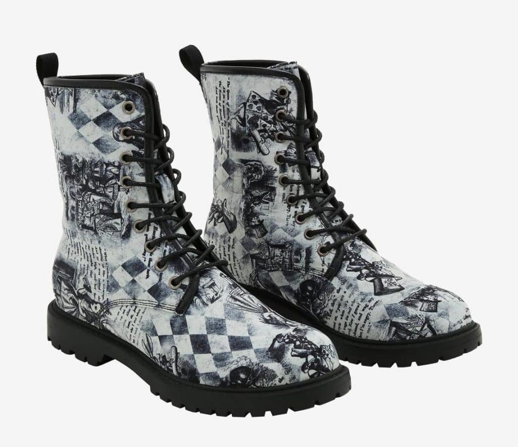 Adventures In Wonderland Combat Boots