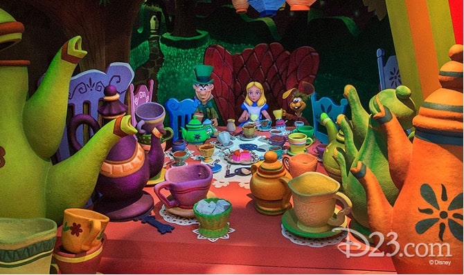 Alice in Wonderland Rides at Disney Parks