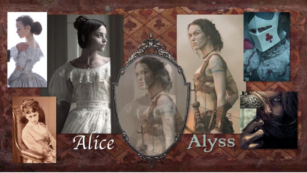 Alice Liddell compared to Alyss Heart of the Looking Glass Wars Series