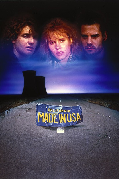 Movie Poster for Made in USA, written and directed by Ken Friedman. Starring Judith Baldwin, Lori Singer, Marji Martin and Frank Beddor. 