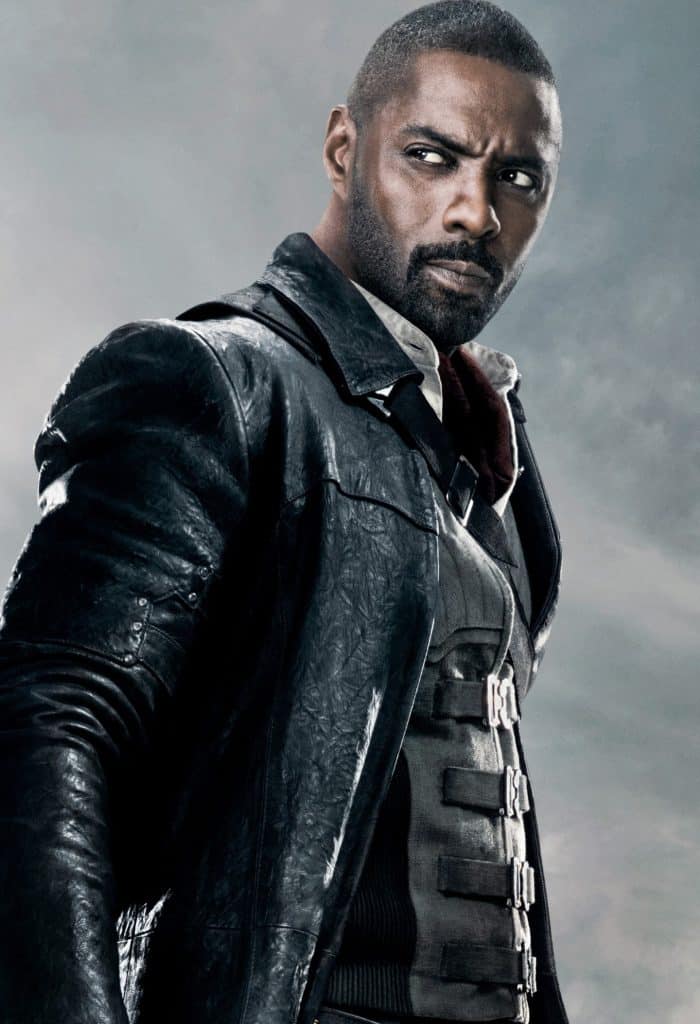 Image of actor, Idris Elba, from The Wire who could be a good candidate to be cast as Hatter Madiigan in a film or TV adaptation of The Looking Glass Wars, by author, Frank Beddor. 