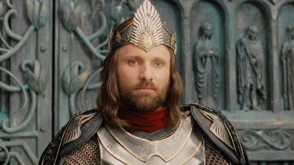 Viggo Mortensen as Aragorn in "The Lord of the Rings: The Return of the King"