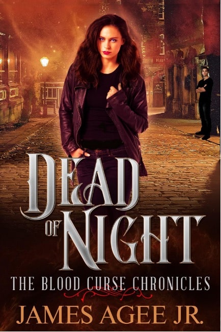 Image of the cover of the paranormal vampire novel "Dead of Night (The Blood Curse Chronicles #1)" by James Agee Jr. 